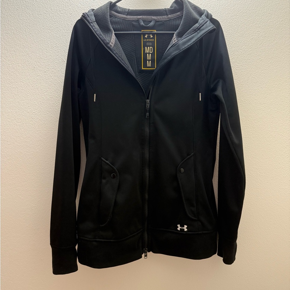Under Armour Black Zip-Up Hoodie